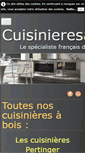 Mobile Screenshot of cuisinieresabois.com